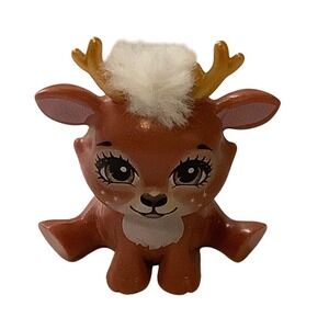 Enchantimals Danessa Deer Pet Reindeer Toy Figure 2' Cute Forest Animal Figurine